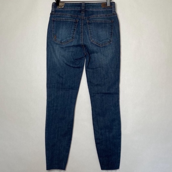 Kut From The Kloth Jeans Carlo Ankle Skinny Dark Wash Stretch Denim SZ 4 NEW! - Picture 3 of 15
